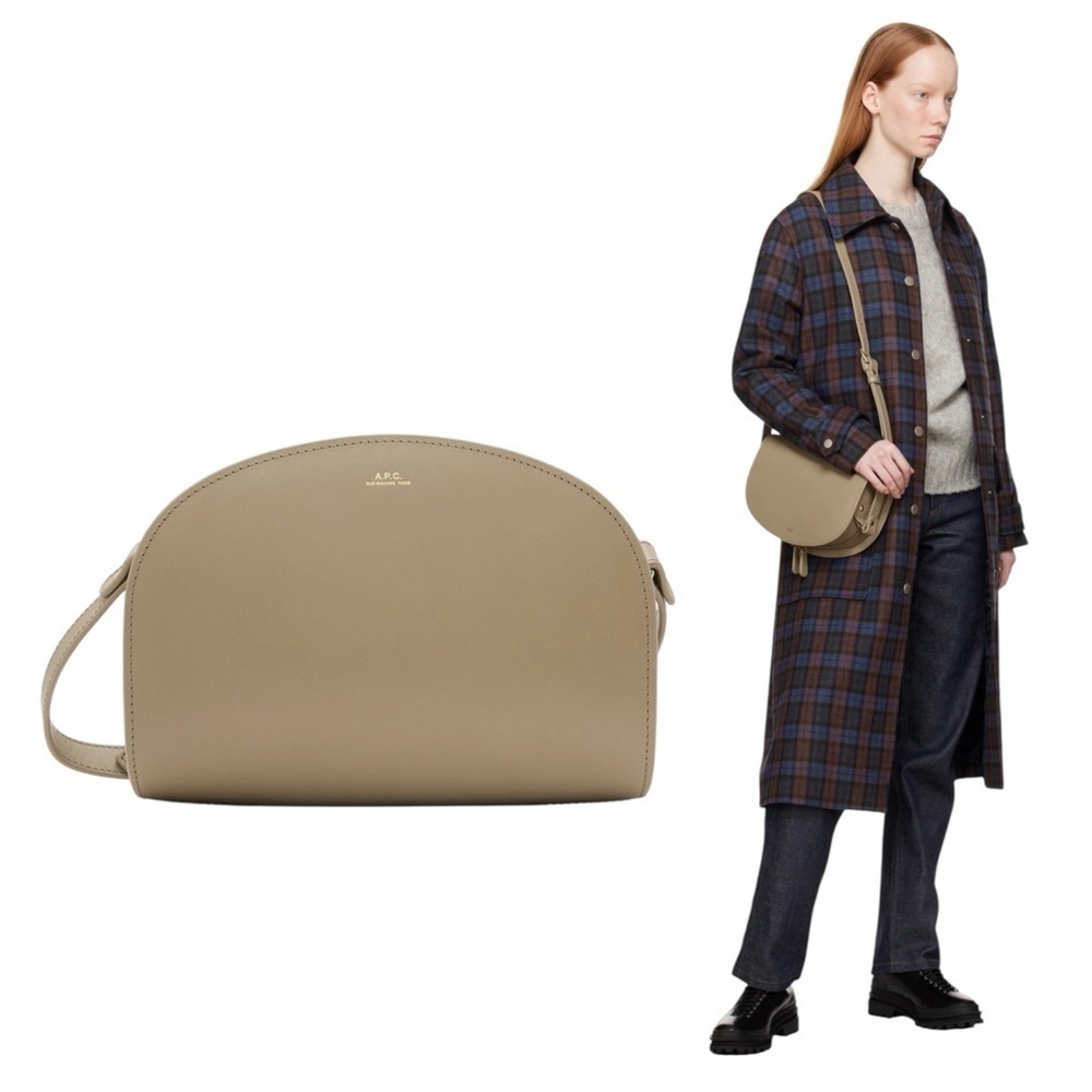 A.P.C | NWT Sac Demi Lune in Beige